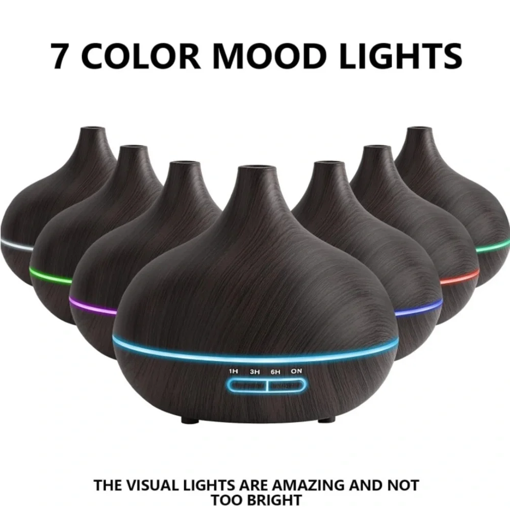 Aromatherapy Essential Oil Diffuser - Dark Wood
